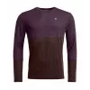 Ortovox 185 Rock N Wool Long Sleeve - Dark Wild Berry, XL