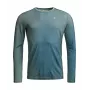 Ortovox 185 Rock'N'Wool Print LS Base Layer - AOP Green Sage, XL