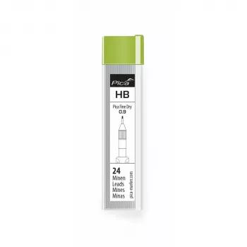 PICA-MARKER Pica Fine-Dry ricariche HB - 12 mine, 0,9 mm, grafite, nero