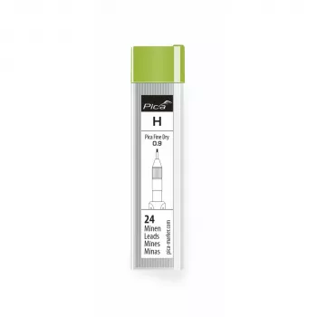 PICA-MARKER Pica Fine-Dry ricariche H - 10 mine, 0,9 mm, grafite