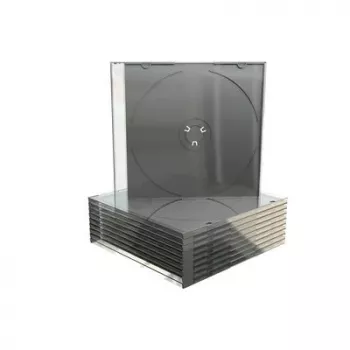 MEDIARANGE BOX21-M custodia jewel - 1 disco - nero - trasparente - plastica - 120 mm - 140 mm