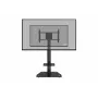 celexon Professional Adjust-3270MP Supporto mobile a carrello per display in verticale per schermi da 32-70 pollici, alluminio anodizzato, vetro satinato, nero