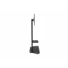 celexon Professional Adjust-3270MP Supporto mobile a carrello per display in verticale per schermi da 32-70 pollici, alluminio anodizzato, vetro satinato, nero