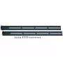 AIXCASE AIX-19K1UMR-B Set guide a estrazione con tastiera per rack - nero - 1U - 19 pollici