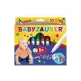 Malinos 300011 Babyzauber set pasta modellabile - 10 stick multicolore, 5 mm, che non si asciuga, certificato CE