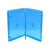 MEDIARANGE BOX38-3-30 Custodia Blu-ray - 3 dischi - blu - trasparente - plastica - 120 mm - RoHS