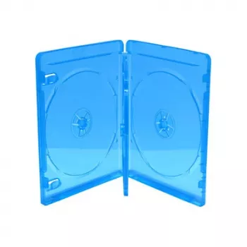 MEDIARANGE BOX38-4-30 custodia jewel - 4 dischi - blu - trasparente - plastica - 120 mm - protetta dalla polvere - resistente ai graffi