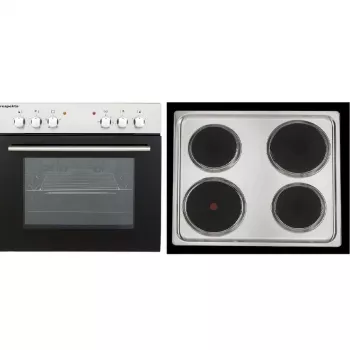 RESPEKTA EB 6000 SET IX N Set forno da incasso con piano cottura in vetroceramica, forno multifunzione 66L, acciaio inox