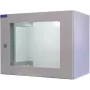 RESISTER armadio di rete 19 pollici Pro Aktiv - IP54/IP55 - porta con vetro - 12U - 600x600 mm - ventola attiva - filtro - grigio chiaro (RAL 7035)