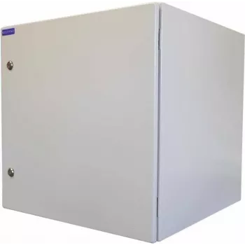 RESISTER armadio di rete 19 pollici Pro Aktiv - classe di protezione IP54/IP55 - porta in acciaio massiccia - 12U - larghezza x profondità 600x600 mm - ventola attiva - filtro - grigio chiaro (99RRA19WV126MG)
