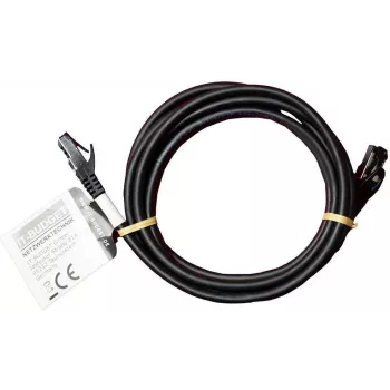 IT-BUDGET cavo patch Premium Full Copper - Flex AWG 26 - Cat.8.1 - 2000 MHz - senza alogeni - PoE+ - 40 Gbit - nero - 2 m (90ITBFLEX81PK2S)