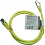 IT-BUDGET cavo patch Premium Full Copper - Flex AWG 26 - Cat.8.1 - 2000 MHz - senza alogeni - PoE+ - 40 Gbit - giallo - 1 m