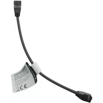 IT-BUDGET Cavo patch Premium Full Copper - Slim AWG 28 - Cat.8.1 - 2000 MHz - senza alogeni - PoE+ - 40 Gbit - nero - 0,50 m