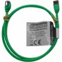 IT-BUDGET Cavo patch Premium Full Copper - Slim AWG 28 - Cat.8.1 - 2000 MHz - senza alogeni - PoE+ - 40 Gbit - verde - 1 m