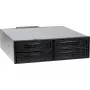 Inter-Tech IPC ST-5244 rack mobile hot-swap 4 vani 2,5 pollici SATA/SAS per vano 5,25 pollici, nero