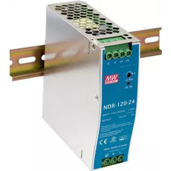 Meanwell NDR-120-12 alimentatore per guida DIN 12V 10A 120W
