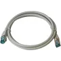 Cavo patch IT-BUDGET Full Copper Premium - Cat.6A - 500 MHz - senza alogeni - PoE+ - AWG 26/7 - grigio - 1,50 m
