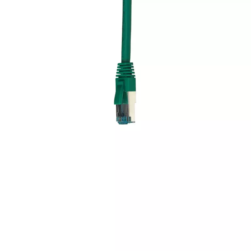 Cavo patch IT-BUDGET Full Copper Premium Cat.6A 500 MHz LSZH PoE+ AWG 26/7 verde 1,5 m