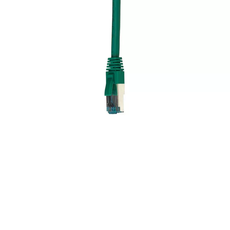 Cavo patch IT-BUDGET Full Copper Premium Cat.6A 500 MHz LSZH PoE+ AWG 26/7 verde 1,5 m