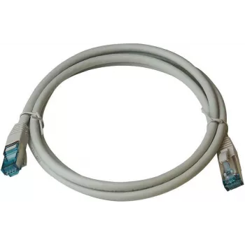 Cavo patch IT-BUDGET Full Copper Premium - Cat.6A - 500 MHz - senza alogeni - PoE+ - AWG 26/7 - grigio - 15 m