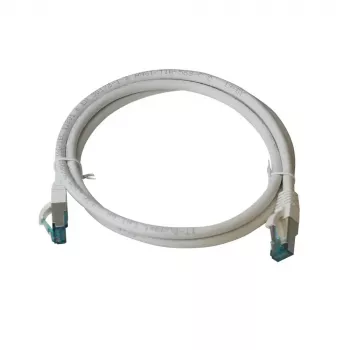Cavo patch IT-BUDGET Full Copper Premium - Cat.6A - 500 MHz - senza alogeni - PoE+ - AWG 26/7 - bianco - 20 m