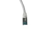 Cavo patch IT-BUDGET Full Copper Premium - Cat.6A - 500 MHz - senza alogeni - PoE+ - AWG 26/7 - bianco - 20 m