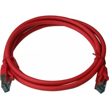 Cavo patch IT-BUDGET Full Copper Premium - Cat.6A - 500 MHz - senza alogeni - PoE+ - AWG 26/7 - rosso - 20 m
