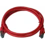IT-BUDGET Cavo patch Premium Full Copper - Cat.6A - 500 MHz - halogen-free - PoE+ - AWG 26/7 - rosso - 30 m