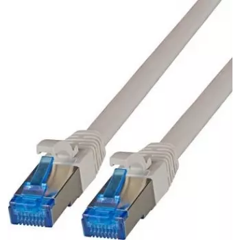 IT-BUDGET Cavo patch Premium Full Copper - Super Flex TPE - Cat.6A - 500MHz - LSZH - PoE+ - AWG 27 - grigio - 3 m