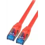 IT-BUDGET Cavo patch Premium Full Copper - Super Flex TPE - Cat.6A - 500MHz - LSZH - PoE+ - AWG 27 - rosso - 3 m