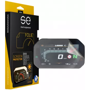 smart.engineered se Pellicola protettiva anti-riflesso 3D per cockpit dashboard, confezione da 2 per BMW