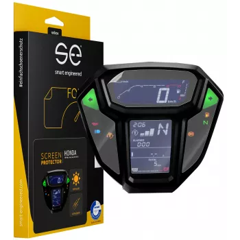 smart.engineered SE-DCP-2-0102-0045-1-M Pellicola protettiva per display Honda CRF1000L Africa Twin (2015-2017) - Trasparente - confezione da 2