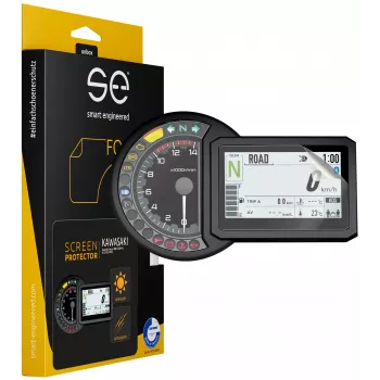 smart.engineered SE-DCP-2-0102-0060-1-M Pellicola protettiva per display Kawasaki Versys 1000 SE (2019+) / H2 SX SE (2018+) - Trasparente