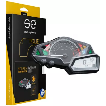 smart.engineered SE-DCP-2-0102-0065-1-M Protezione display per Kawasaki Z300 / Z250 / Ninja250 / Ninja300 (2013-2017) - Trasparente