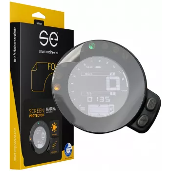 smart.engineered SE-DCP-2-0102-0072-1-M Pellicola protettiva per display cockpit Yamaha XSR900 / XSR700 2015+ - Trasparente - 2 pezzi