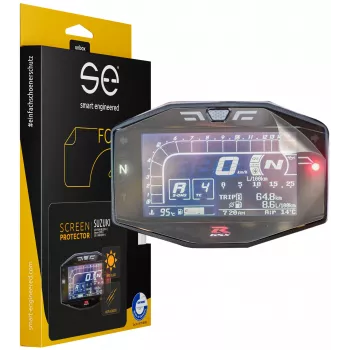smart.engineered SE-DCP-2-0102-0094-1-M Protezione display per Suzuki GSX-R1000 (R) 2017+ / Katana 2019+ / GSX-S1000 2021+ - Trasparente