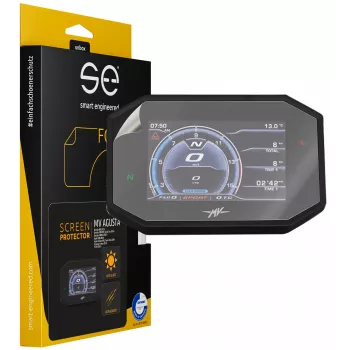 smart.engineered SE-DCP-2-0102-0110-1-M Pellicola protettiva per display moto - Trasparente - confezione da 2