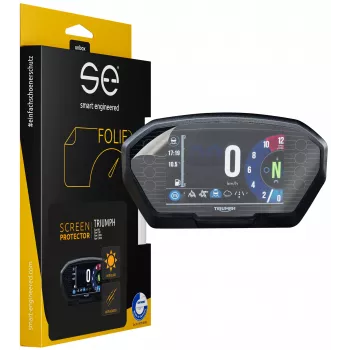 smart.engineered SE-DCP-2-0102-0112-1-M Pellicola protettiva per display TRIUMPH Tiger 800 / Tiger 1200 / Tiger 1200XC / Tiger 1200CR - Trasparente - Monocromatico