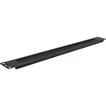 Rockstable pannello gestione cavi con guarnizione a spazzole 1U 19