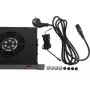Rockstable elemento di ventilazione 1U da 19 pollici - ventola - nero - acciaio - 2 ventole - 12 cm - 330 m³/h (RS19-FT1U2TM)