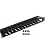 Rockstable pannello gestione cavi 1U 19