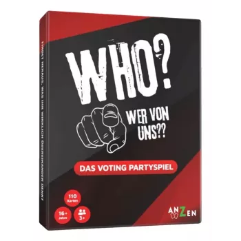 Anzen WHO? - Wer von uns? gioco di carte per feste