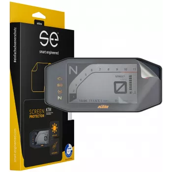 smart.engineered SE-DCP-2-0102-0166-1-M pellicola protettiva display per KTM Duke 790 (2018-2022) / Duke 890 (2018-2022) / 690 Duke/R (2016-2019) - trasparente