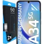 SMART.ENGINEERED se 3D Screen Protector per Samsung Galaxy A34 (confezione da 2) (SE0-F0101-0395-23-M)