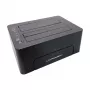 LC-Power LC-DOCK-C-V2 docking station USB-C con HDMI, DisplayPort, VGA, 3x USB-A, USB-C dati, USB-C PD 100W, Gigabit Ethernet, lettore schede SD/microSD, audio 3,5mm, grigio