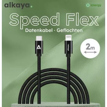 ALKAYA Speed Flex Cavo USB-C a Lightning 2 m bianco (CL-60033)