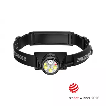 Zweibrüder ZB7H Lampada frontale LED a batteria ricaricabile 1200 lumen USB-C