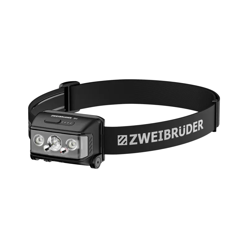 Zweibrüder ZB3H Lampada frontale LED ricaricabile 600 lumen USB-C