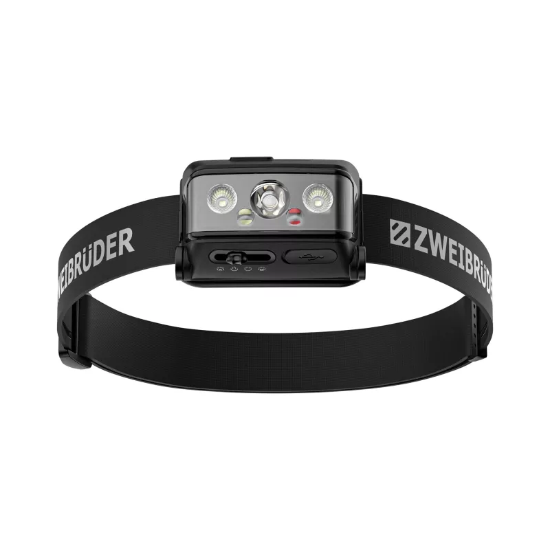 Zweibrüder ZB3H Lampada frontale LED ricaricabile 600 lumen USB-C