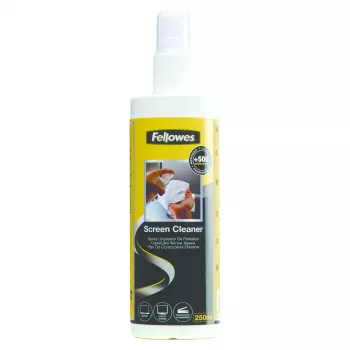 Fellowes spray per pulizia schermi 250 ml con panno in microfibra